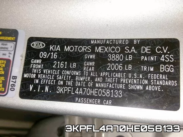 3KPFL4A70HE058133 фото 2