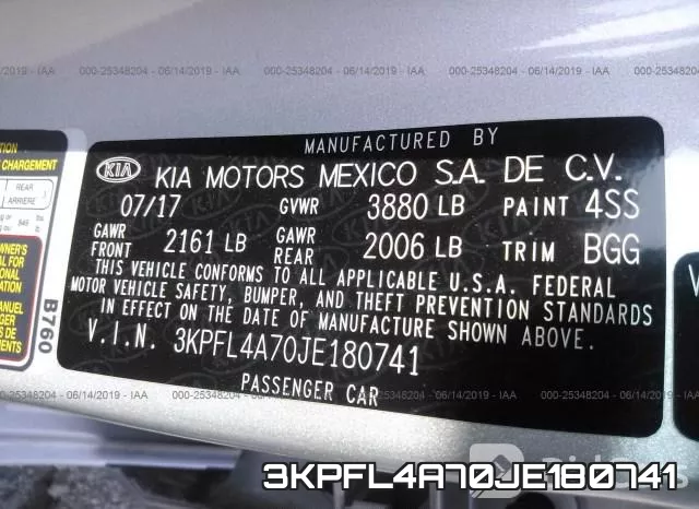3KPFL4A70JE180741 фото 10