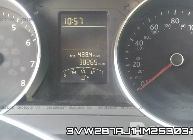 3VW2B7AJ1HM253031 фото 8