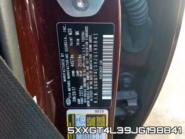 5XXGT4L39JG198841 фото 2