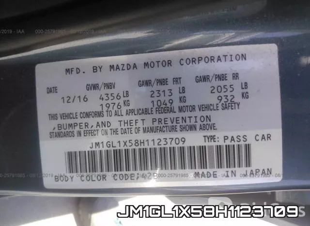 JM1GL1X58H1123709 фото 10