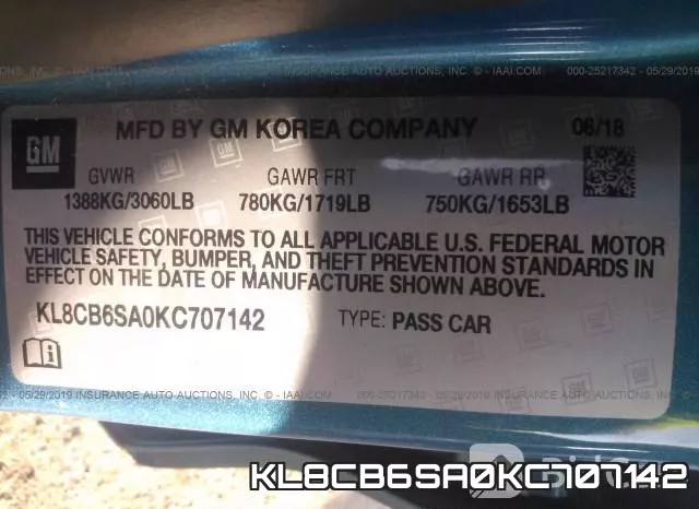 KL8CB6SA0KC707142 фото 10