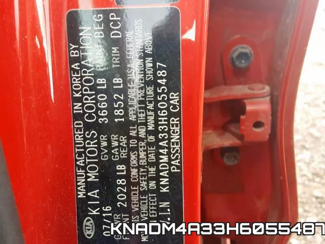KNADM4A33H6055487 фото 2