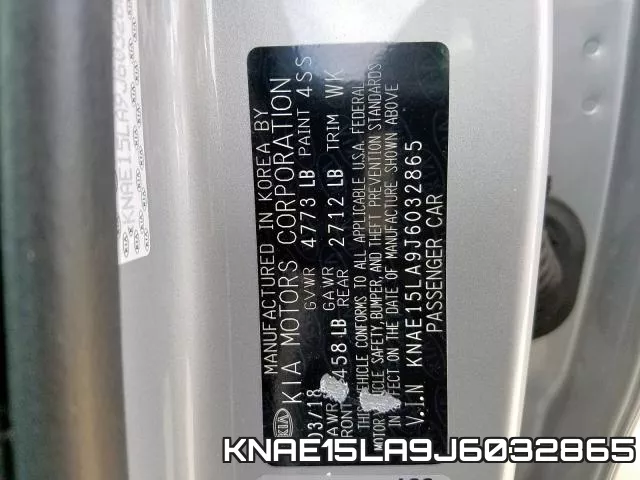 KNAE15LA9J6032865 фото 2