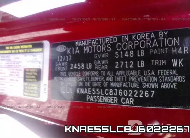 KNAE55LC8J6022267 фото 10