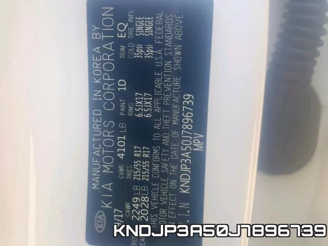 KNDJP3A50J7896739 фото 2