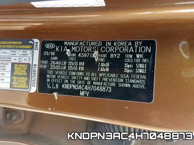 KNDPN3AC4H7048873 фото 2