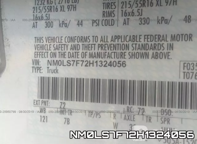 NM0LS7F72H1324056 фото 10