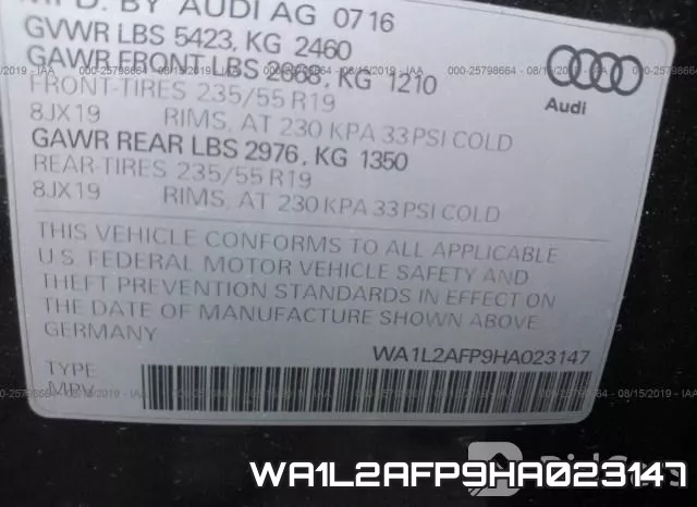 WA1L2AFP9HA023147 фото 10