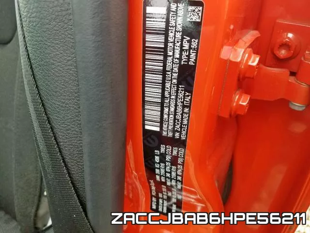ZACCJBAB6HPE56211 фото 2