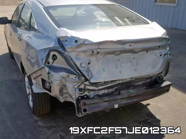 19XFC2F57JE012364 фото 10