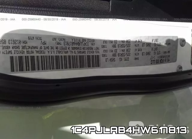 1C4PJLAB4HW617813 фото 10