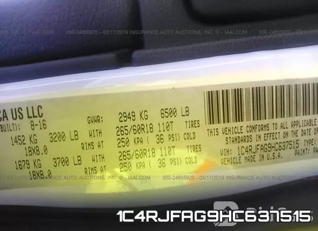 1C4RJFAG9HC637515 фото 10