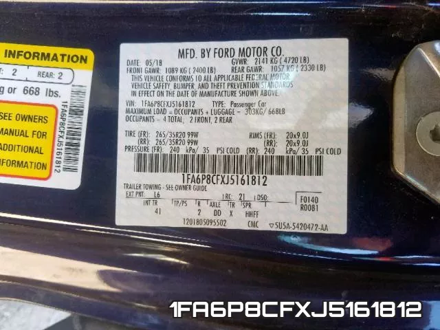 1FA6P8CFXJ5161812 фото 2