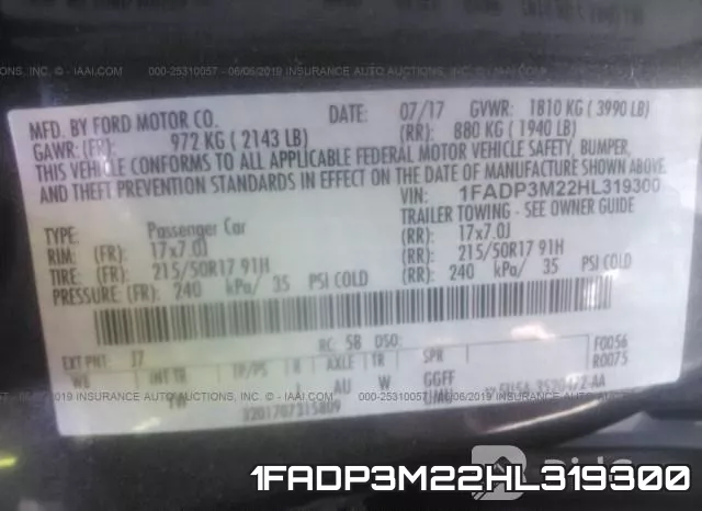 1FADP3M22HL319300 фото 10