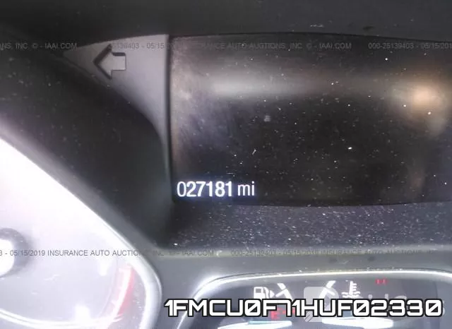 1FMCU0F71HUF02330 фото 8
