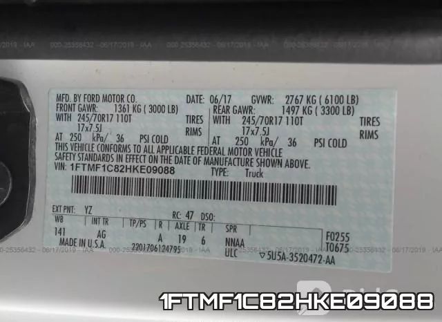 1FTMF1C82HKE09088 фото 10