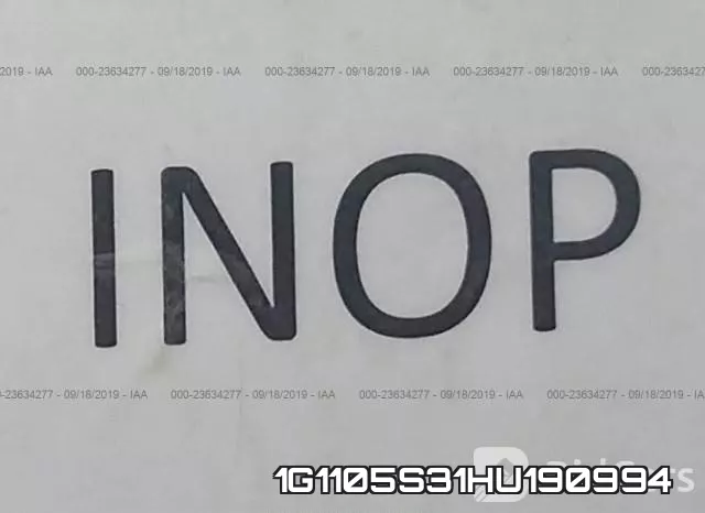 1G1105S31HU190994 фото 8