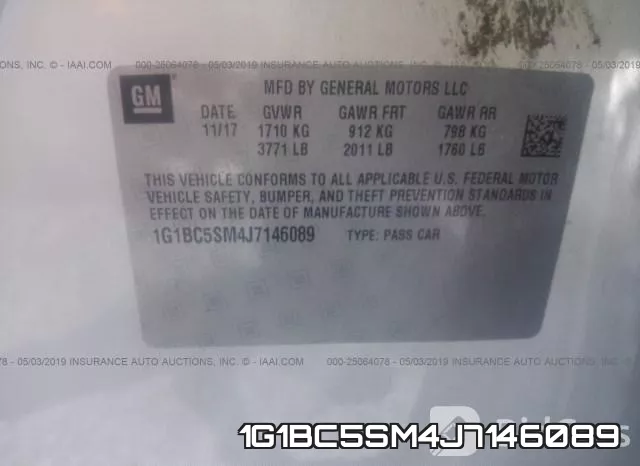 1G1BC5SM4J7146089 фото 10