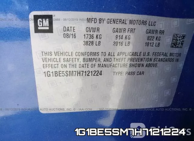 1G1BE5SM7H7121224 фото 10