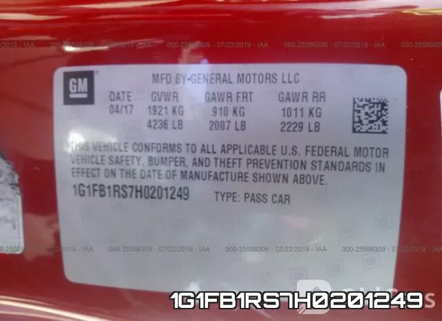 1G1FB1RS7H0201249 фото 10