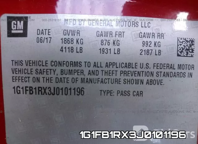1G1FB1RX3J0101196 фото 10
