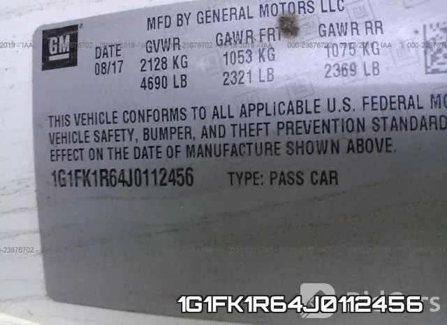 1G1FK1R64J0112456 фото 10