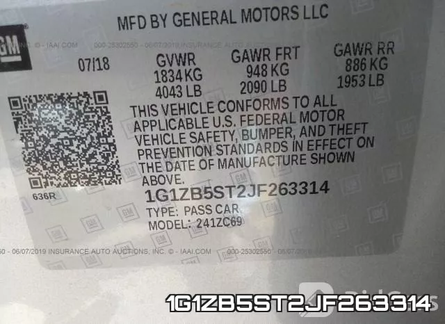 1G1ZB5ST2JF263314 фото 10