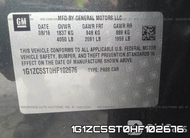 1G1ZC5ST0HF102676 фото 10