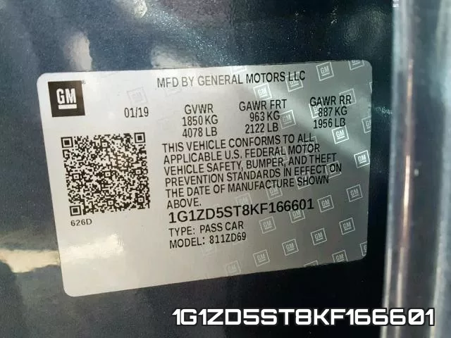 1G1ZD5ST8KF166601 фото 2