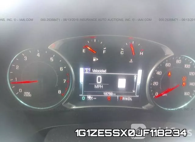 1G1ZE5SX0JF118234 фото 8