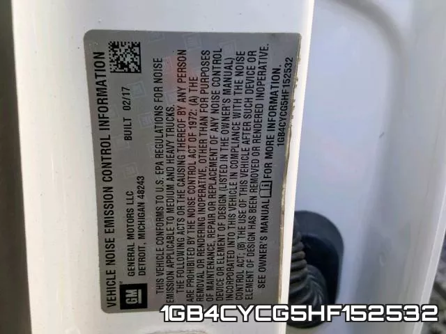 1GB4CYCG5HF152532 фото 2