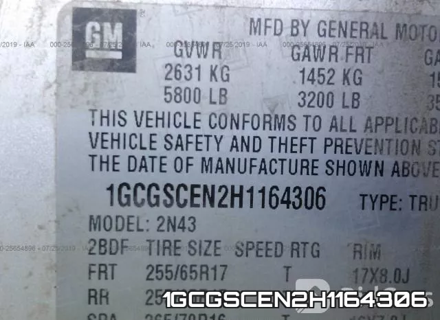 1GCGSCEN2H1164306 фото 10