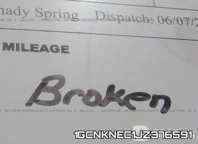 1GCNKNEC1JZ376591 фото 8
