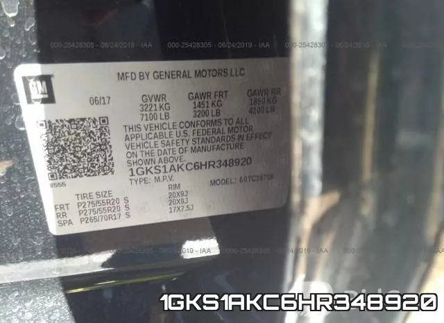 1GKS1AKC6HR348920 фото 10