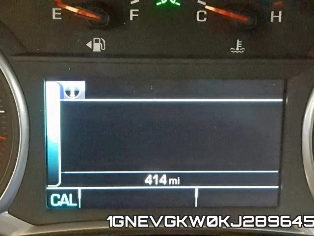 1GNEVGKW0KJ289645 фото 9