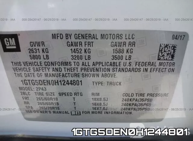 1GTG5DEN0H1244801 фото 10