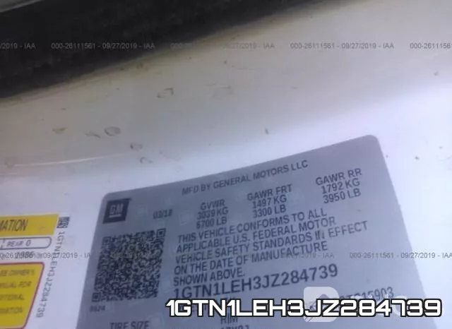 1GTN1LEH3JZ284739 фото 10