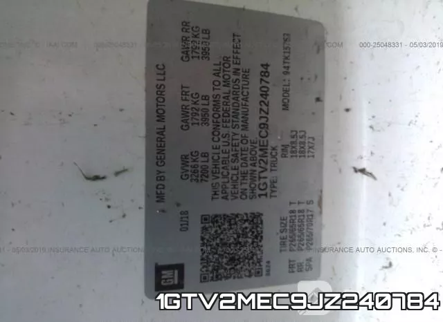 1GTV2MEC9JZ240784 фото 10