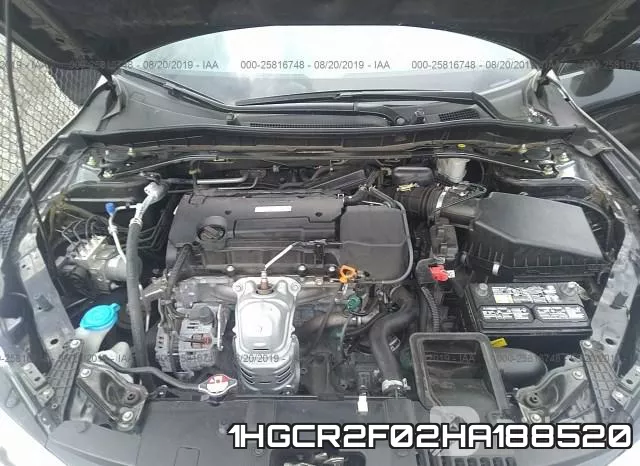 1HGCR2F02HA188520 фото 2