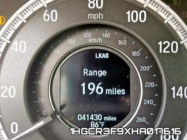 1HGCR3F9XHA017616 фото 9