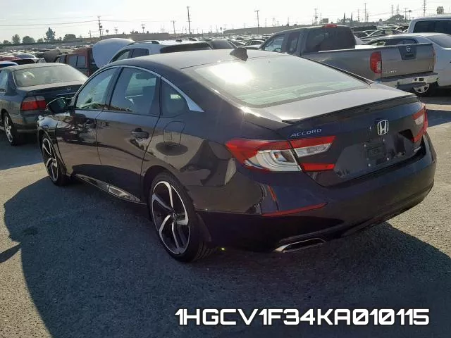 1HGCV1F34KA010115 фото 4