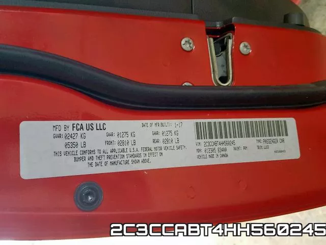 2C3CCABT4HH560245 фото 2