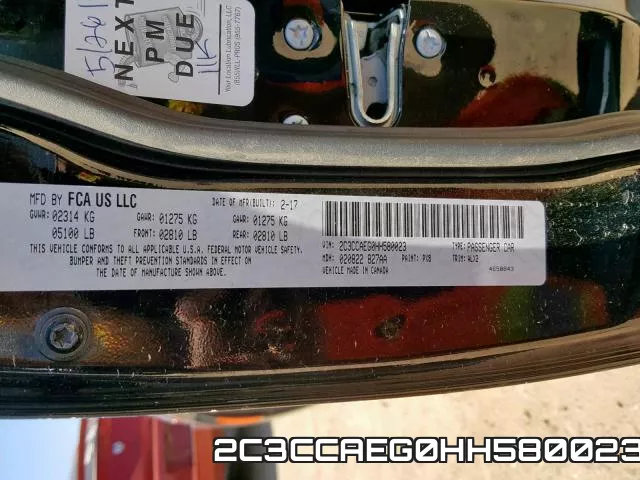 2C3CCAEG0HH580023 фото 2