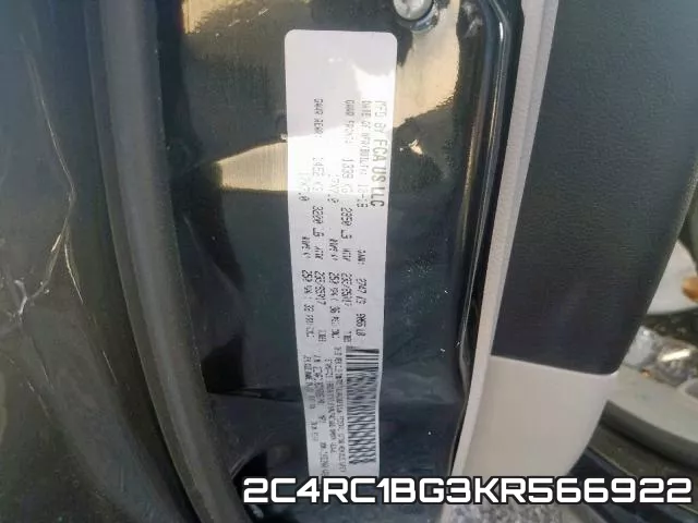2C4RC1BG3KR566922 фото 2