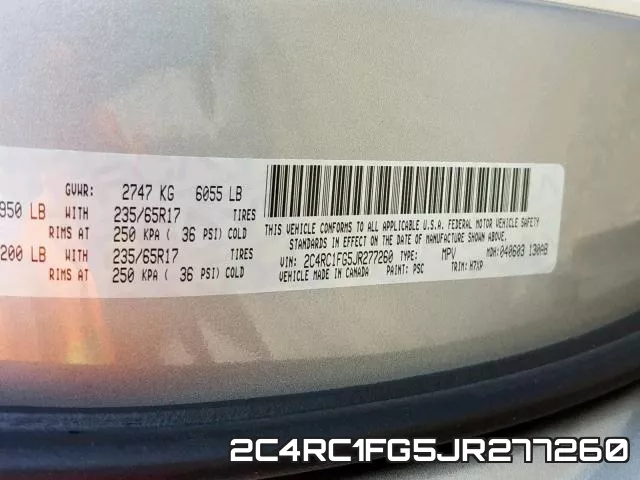 2C4RC1FG5JR277260 фото 2