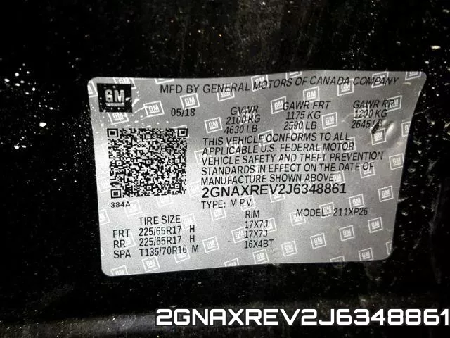 2GNAXREV2J6348861 фото 2