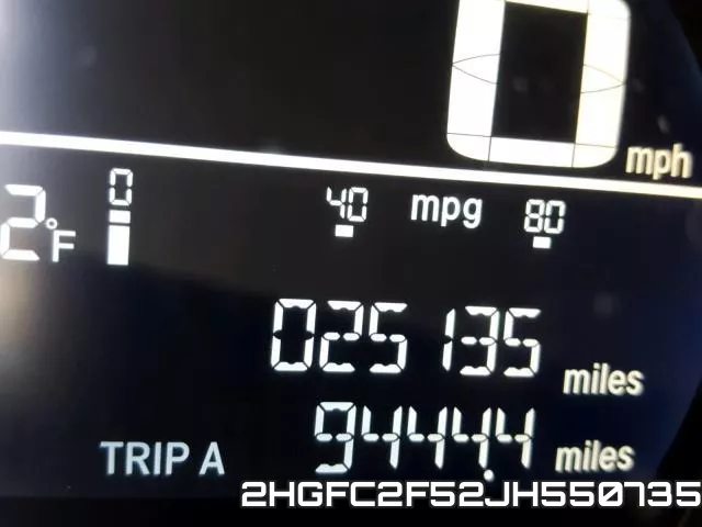 2HGFC2F52JH550735 фото 9