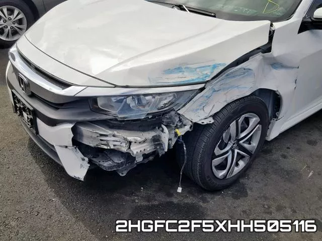 2HGFC2F5XHH505116 фото 10
