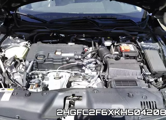 2HGFC2F6XKH504208 фото 2